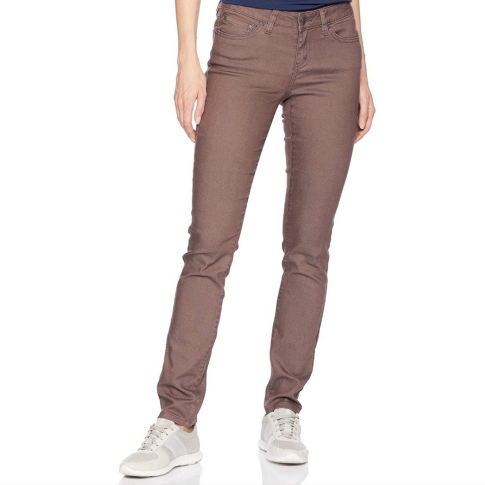 Prana Volcanic Plum Fig Dusky Skinny Reg Imseam Organic Cotton Jeans